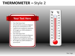 Thermometer 2 powerpoint presentation slides db