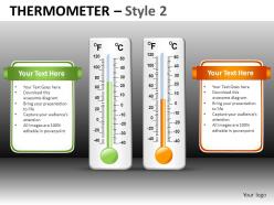 Thermometer 2 powerpoint presentation slides db