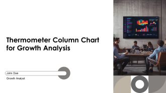 Thermometer Column Chart For Growth Analysis PPT Graphics AT