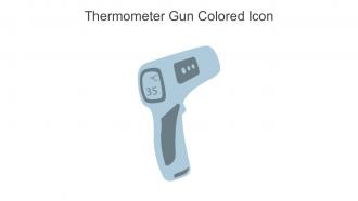 Thermometer Gun Colored Icon In Powerpoint Pptx Png And Editable Eps Format