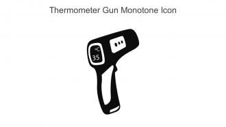 Thermometer Gun Monotone Icon In Powerpoint Pptx Png And Editable Eps Format