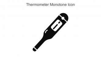Thermometer Monotone Icon In Powerpoint Pptx Png And Editable Eps Format