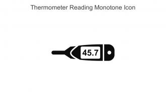 Thermometer Reading Monotone Icon In Powerpoint Pptx Png And Editable Eps Format
