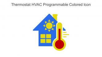 Thermostat HVAC Programmable Colored Icon In Powerpoint Pptx Png And Editable Eps Format