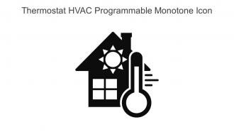 Thermostat HVAC Programmable Monotone Icon In Powerpoint Pptx Png And Editable Eps Format
