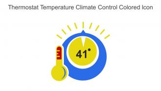 Thermostat Temperature Climate Control Colored Icon In Powerpoint Pptx Png And Editable Eps Format