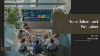 Thesis Defense And Publication PPT PowerPoint AT
