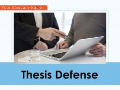 Thesis Defense Roadmap Individual Researcher Strategy Presentation