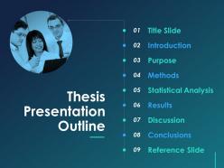 Thesis presentation outline ppt designs