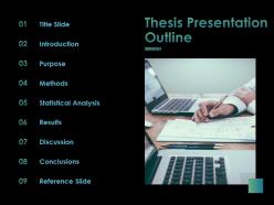 Thesis presentation outline ppt powerpoint presentation file visual aids