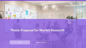 Thesis Proposal For Market Research PPT Guidelines AT