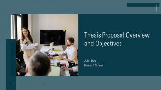 Thesis Proposal Overview And Objectives PPT Outline ACP