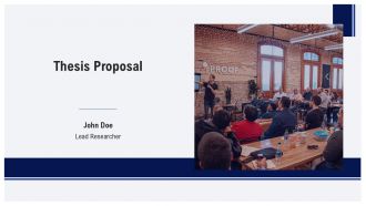 Thesis Proposal PPT Information AT