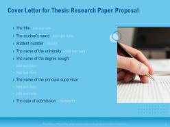 Thesis research paper proposal powerpoint presentation slides