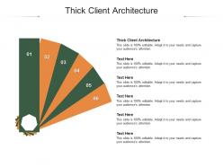 Thick client architecture ppt powerpoint presentation pictures portfolio cpb