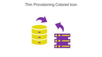 Thin Provisioning Colored Icon In Powerpoint Pptx Png And Editable Eps Format