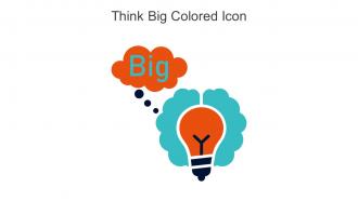 Think Big Colored Icon In Powerpoint Pptx Png And Editable Eps Format
