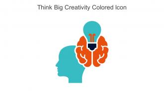 Think Big Creativity Colored Icon In Powerpoint Pptx Png And Editable Eps Format