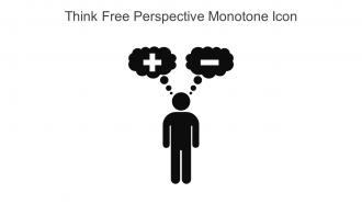 Think Free Perspective Monotone Icon In Powerpoint Pptx Png And Editable Eps Format