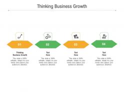 Thinking business growth ppt powerpoint presentation summary images cpb