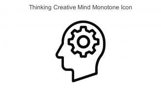 Thinking Creative Mind Monotone Icon In Powerpoint Pptx Png And Editable Eps Format