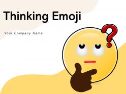 Thinking emoji boring covered confused business puzzles shape smartphone