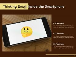 Thinking Emoji Boring Covered Confused Business Puzzles Shape Smartphone