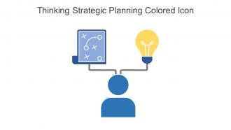 Thinking Strategic Planning Colored Icon In Powerpoint Pptx Png And Editable Eps Format
