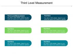 Third level measurement ppt powerpoint presentation infographics influencers cpb