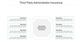 Third party administrator insurance ppt powerpoint presentation styles layout cpb