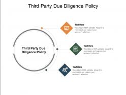 Third party due diligence policy ppt powerpoint presentation styles guide cpb