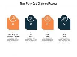 Third party due diligence process ppt powerpoint presentation layouts background cpb