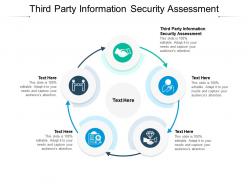 Third party information security assessment ppt powerpoint ideas images cpb