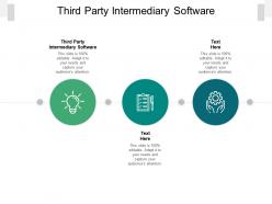 Third party intermediary software ppt powerpoint presentation icon background cpb