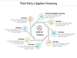 Third party litigation financing ppt powerpoint presentation show information cpb