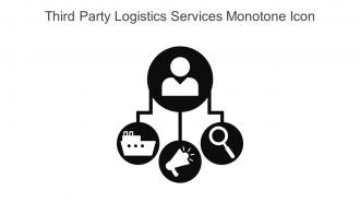 Third Party Logistics Services Monotone Icon In Powerpoint Pptx Png And Editable Eps Format