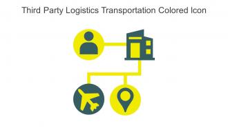 Third Party Logistics Transportation Colored Icon In Powerpoint Pptx Png And Editable Eps Format