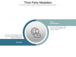 Third party mediation ppt powerpoint presentation deck cpb