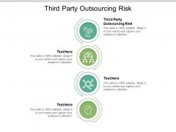 Third party outsourcing risk ppt powerpoint presentation slides picture cpb