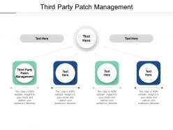 Third party patch management ppt powerpoint presentation show display cpb