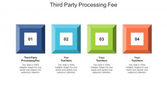 Third party processing fee ppt powerpoint presentation inspiration objects cpb