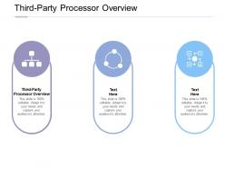Third party processor overview ppt powerpoint presentation inspiration guidelines cpb
