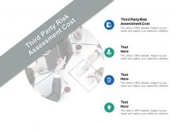 Third party risk assessment cost ppt powerpoint presentation inspiration rules cpb
