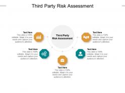 Third party risk assessment ppt powerpoint presentation layouts brochure cpb