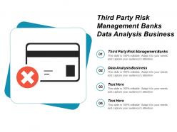 Third party risk management banks data analysis business cpb