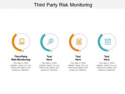Third party risk monitoring ppt powerpoint presentation infographic template cpb