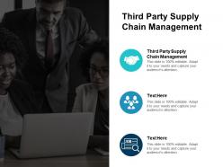 Third party supply chain management ppt powerpoint presentation outline files cpb