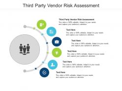 Third party vendor risk assessment ppt powerpoint presentation graphics cpb