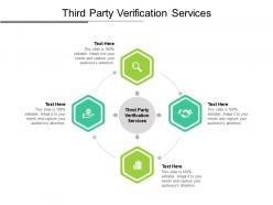 Third party verification services ppt powerpoint presentation infographic template rules cpb