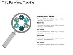 Third party web tracking ppt powerpoint presentation ideas styles cpb